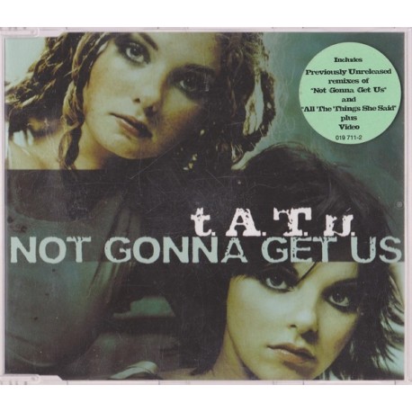 t.A.T.u. ‎– Not Gonna Get Us - CD Maxi Single