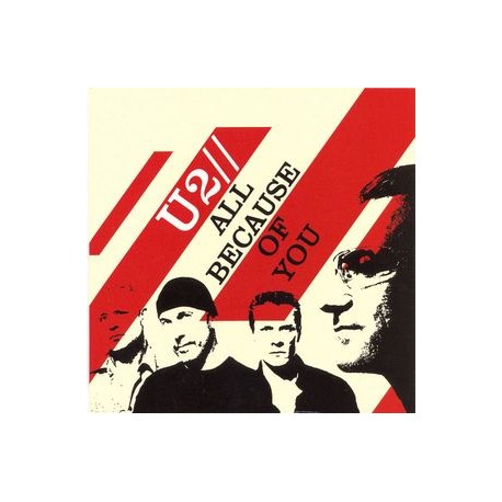 U2 ‎– All Because Of You - CD Single