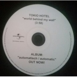 Tokio Hotel - World Behind My Wall - CDr Single Promo