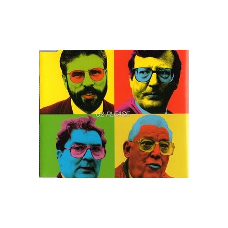 U2 ‎– Please - CD Maxi Single Promo