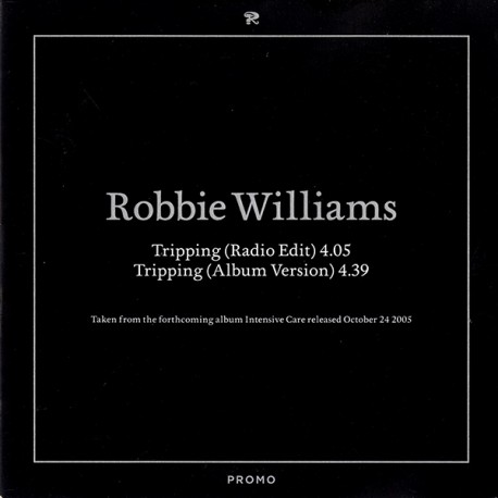 Robbie Williams ‎– Tripping - CD Single Promo
