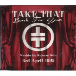 Take That ‎– Back For Good - CD Maxi Single Promo