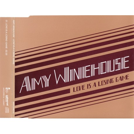 Amy Winehouse ‎– Love Is A Losing Game - CD Maxi Single Promo