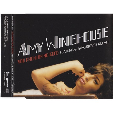  Amy Winehouse Featuring Ghostface Killah ‎– You Know I'm No Good - CD Maxi Single Promo