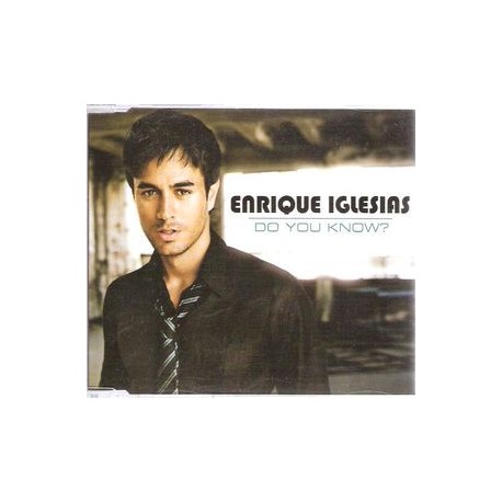 Enrique Iglesias ‎– Do You Know? - CD Maxi Single Promo
