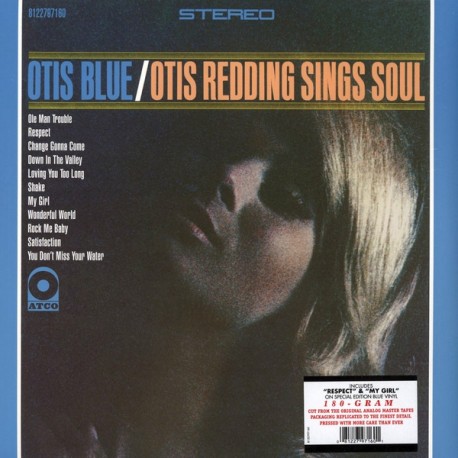 Otis Redding ‎– Otis Blue / Otis Redding Sings Soul - LP Vinyl - Coloured Blue - Edition 180 Gr. 