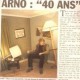 Arno - 40 ans - CD Single Promo