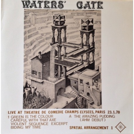 Pink Floyd‎– Water's Gate - Live At Théâtre Comédie Champs Elysées - LP Vinyl