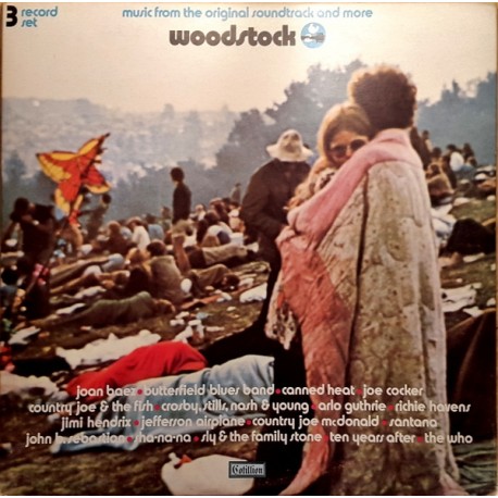 Woodstock 1 & 2 - Music From The Original Soundtrack And More - 5 LP Vinyls
