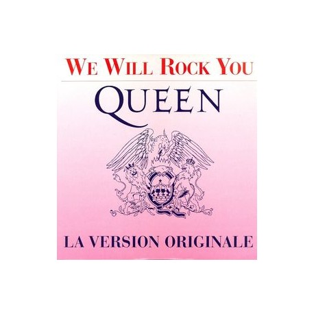 Queen ‎– We Will Rock You - Maxi Vinyl - La Version Originale