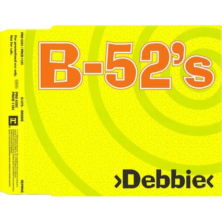 The B-52's ‎– Debbie - CD Maxi Single Promo