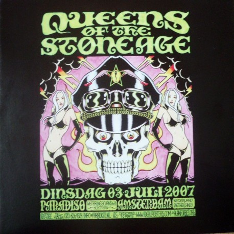Queens Of The Stone Age ‎– At The Paradiso July 3rd , 2007 - LP Vinyl - Coloured Clear