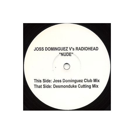 Joss Dominguez V's Radiohead ‎– Nude - Maxi Vinyl - Promo Test Pressing