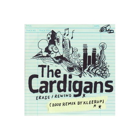 The Cardigans ‎– Erase/Rewind (2008 Remix By Kleerup) - CDr Single Promo