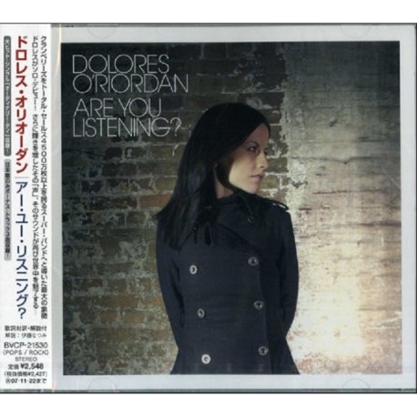 Dolores O'Riordan (The Cranberries) ‎– Are You Listening? - CD Album Japan + Obi