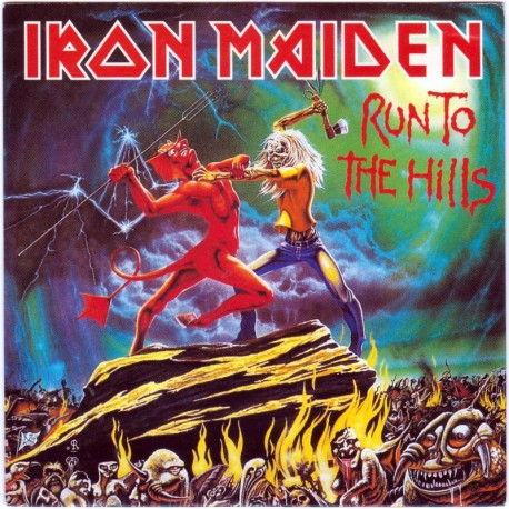 Iron Maiden ‎– Run To The Hills - CD Maxi Single - Enhanced Vidéo