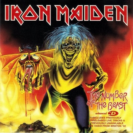 Iron Maiden ‎– The Number Of The Beast - CD Maxi Single - Enhanced