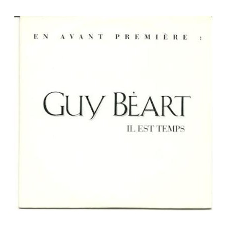 Béart Guy - Il Est Temps - CD Single Promo