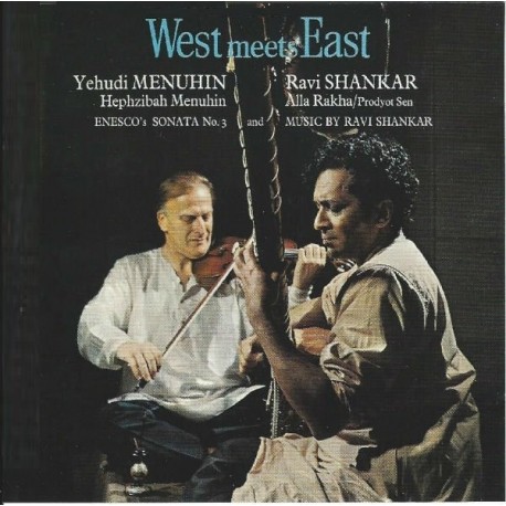 Ravi Shankar And Yehudi Menuhin ‎– West Meets East - LP Vinyl