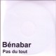 Bénabar - Pas Du Tout - CDr Single Promo