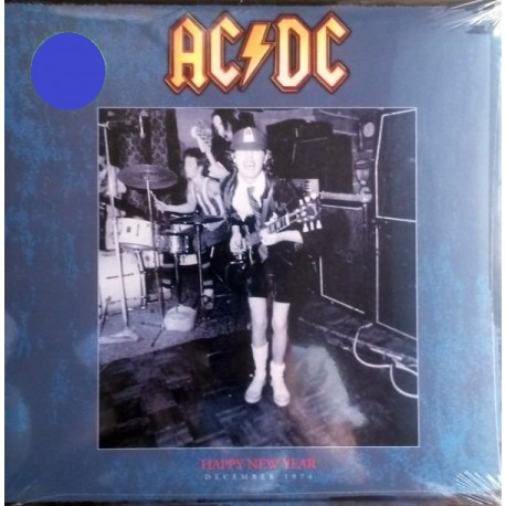 AC/DC ‎– Happy New Year - December 1974 - LP Vinyl - Coloured Blue