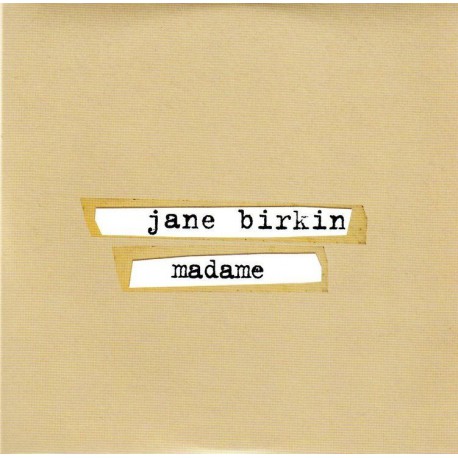 Birkin Jane - Madame - CD Single Promo