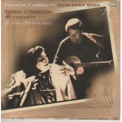 Cabrel Francis & Mercedes Sosa - Vengo a Ofrecer Mi Corazon - CD Single Promo