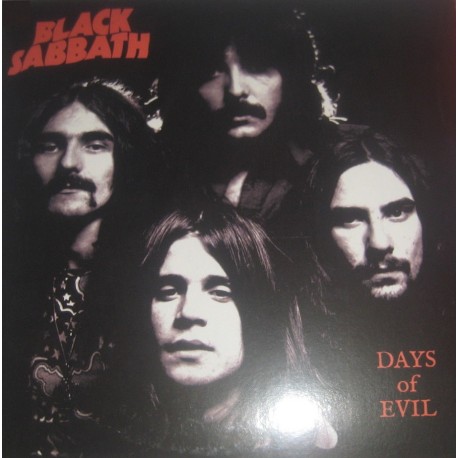 Black Sabbath ‎– Days Of Evil - LP Album Vinyl - Coloured White