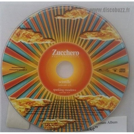 Zucchero Sugar Fornaciari - Scintille - Sparkling Meadows - CD Single Promo