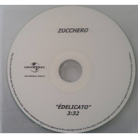 Zucchero Sugar Fornaciari - È Delicato - CDr Single Promo