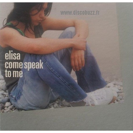 Elisa Toffoli ‎– Come Speak To Me - CD Single Promo - Cardboard Sleeve