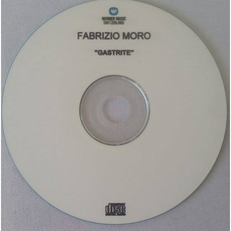 Fabrizio Moro - Gastrite - CDr Single Promo Switzerland