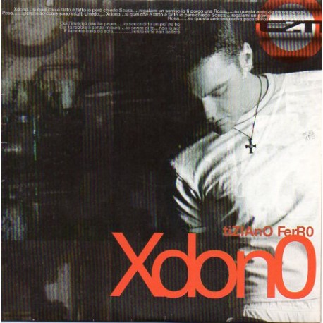 Tiziano Ferro - Xdono - CD Single Promo - Cardboard Sleeve