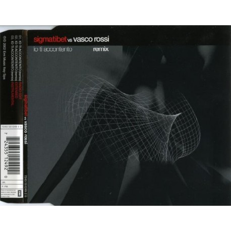 Sigmatibet vs. Vasco Rossi ‎– Io Ti Accontento (Remix) - CD Maxi Single