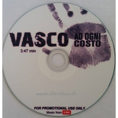 Vasco Rossi - Ad Ogni Costo - CDr Single Promo