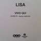 Lisa ( Annalisa Panetta ) ‎– Vivo Qui - Vivre Ici - CDr Promo Single