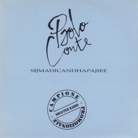 Paolo Conte ‎– Sijmadicandhapajiee - CD Single Promo