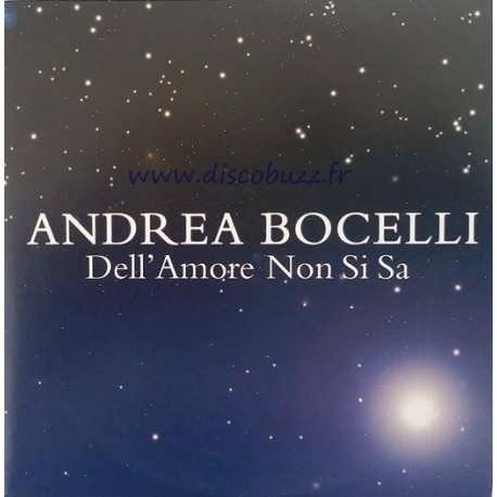 Andrea Bocelli ‎– Dell'Amore Non Si Sa - CD Single Promo - Cardboard Sleeve