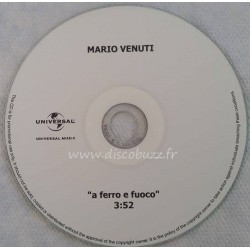 Mario Venuti - A Ferro E Fuoco - CDr Single Promo