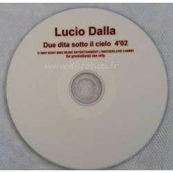 Lucio Dalla - Due Dita Sotto Il Cielo - CDr Single Promo