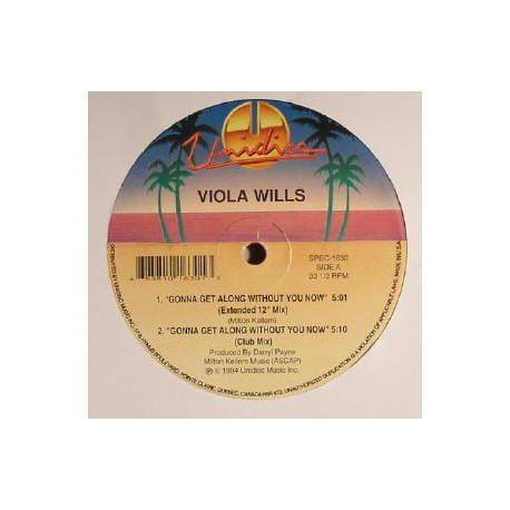 Viola Wills -  Gonna Get Along Without You Now - Maxi Vinyl Canada