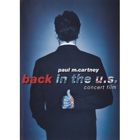 Paul McCartney ‎– Back In The U.S. - Concert Film - DVD Vidéo