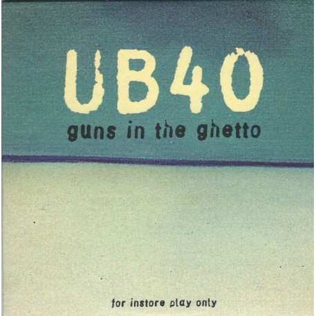 UB40 ‎– Guns In The Ghetto - CD Album Promo - Cardboard Sleeve