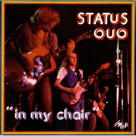 Status Quo ‎– In My Chair - LP Vinyl Album - Coloured Blue