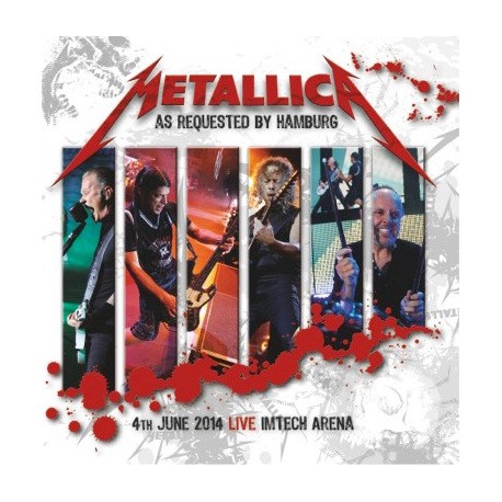 Metallica ‎– As Requested By Hamburg - 4th June 2014 Live Imtech Arena - Triple LP Vinyl Album