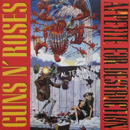 Guns N' Roses ‎– Appetite For Destruction Alternative Album - LP Vinyl Album Coloiured