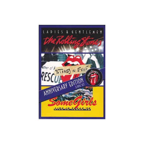 The Rolling Stones ‎– Anniversary Edition - Tripack Collector DVD