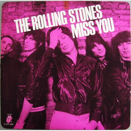 The Rolling Stones ‎– Miss You - Maxi vinyl 12inches - Coloured Pink