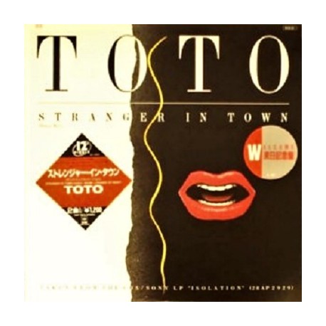 Toto ‎– Stranger In Town - Dance Mix - Maxi Vinyl 12 inches - Japan Press