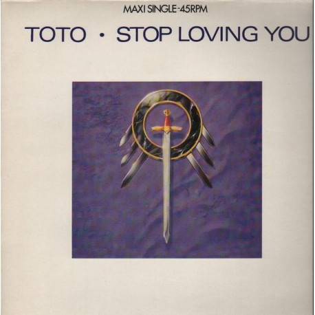 Maxi Vinyl 12 inches Toto, Stop Loving You, 3 Tracks, 1988, 651411 6
